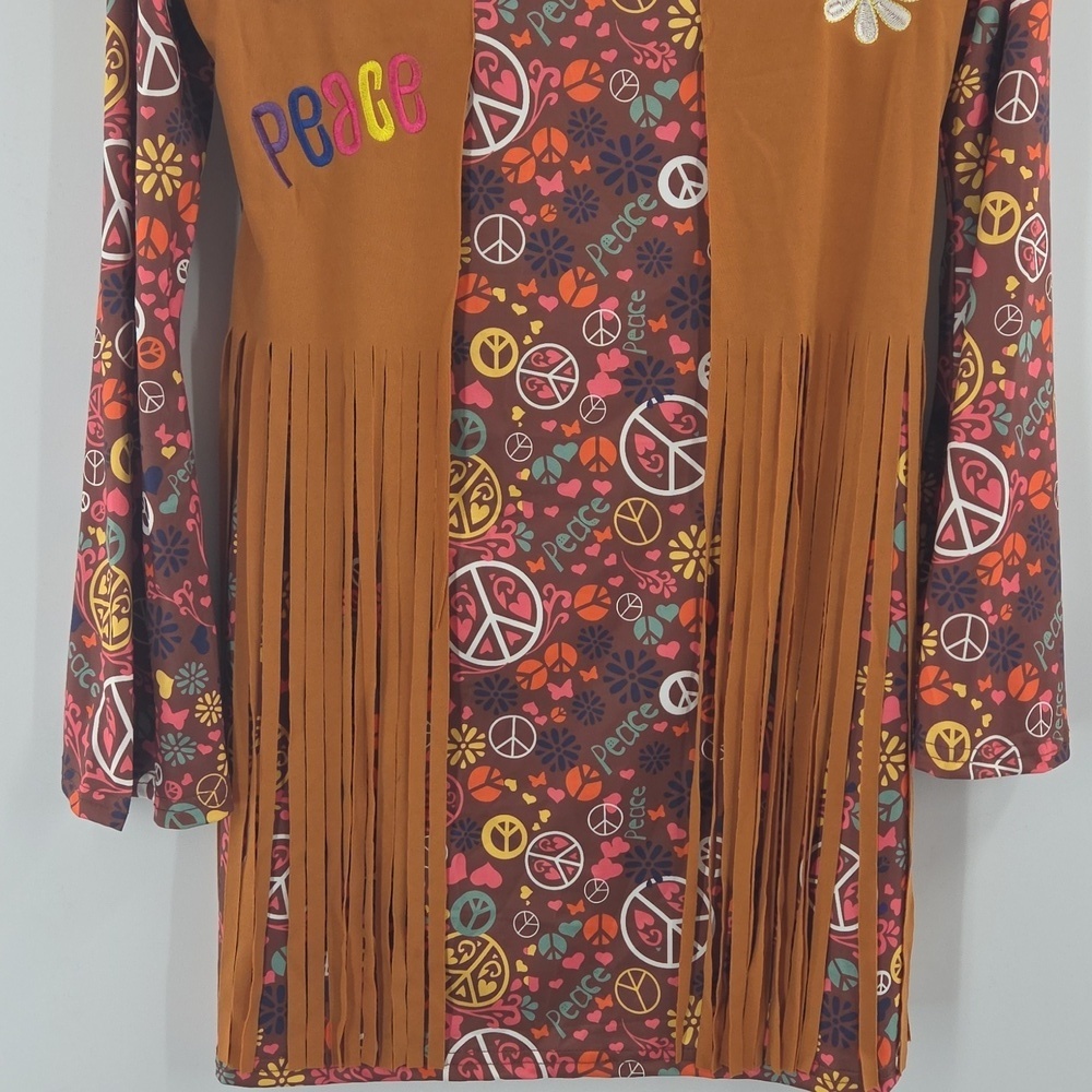 Flower Child Hippie Costume NWOT - Picture 4 of 16